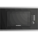 Cuptor cu microunde incorporabil HAUSBERG HB-8065IN, 20 litri, Putere: 230V, 50Hz, 700W, 900W putere grill, 1200W putere de intrare, 6 nivele de putere, 8 programe automate, control mecanic, decongelare, timer, sistem blocare copii, argintiu - imagine 2