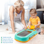 Jucarie Interactiva volan de condus cu circuit curse, sunete si functii, alimentare USB, pentru Copii 3-6 Ani - imagine 5