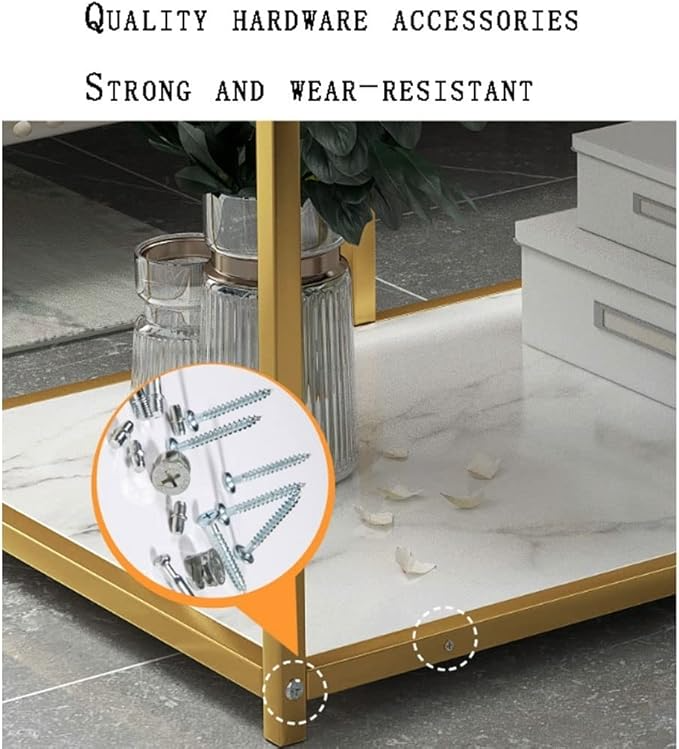 descărcare - 2026-01-31T234857.748 Masuta moderna cu blat tip marmura si cadru metalic auriu – 3 nivele de depozitare 60 x 40 x 68 cm - imagine 6