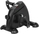 Mini bicicleta de exercitii pliabila cu ecran LCD, pentru brate si picioare, reglare rezistenta si design compact - imagine 2