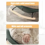 Fotoliu balansoar Cloud Rocker, cadru metalic - imagine 2