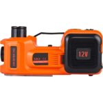 Cric hidraulic electric pentru podea auto , 5 tone, 12V, cu pompă de umflat cu cheie de impact - imagine 7