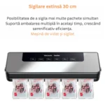 Aparat de vidat si sigilat alimente, Touch, vidare umed/uscat - imagine 4