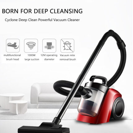 Aspirator Cyclon Sonymax, Fara Sac, 2L Capacitate, Putere 1300W, Rosu