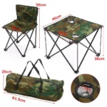 Set masa si scaune pliabile pentru camping, picnic sau plaja - imagine 6
