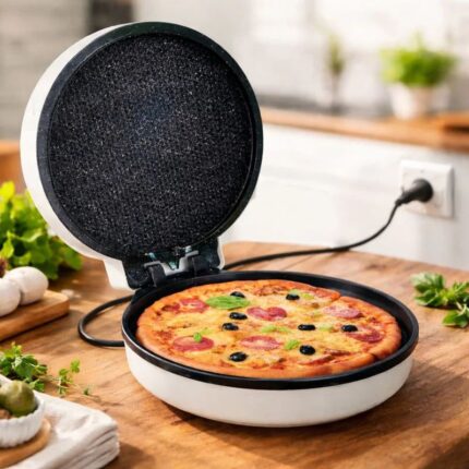 Aparat pentru preparat Pizza, 1600 W, diametru 30 cm, alb