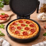 Aparat pentru preparat Pizza, 1600 W, diametru 30 cm, alb - imagine 2
