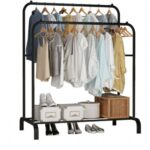 Suport dublu de umerase pentru haine, din metal 150 x 110 x 54 cm - imagine 4