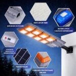 Lampa Solara Stradala Premium LED 3000W – Iluminare Puternica, Autonomie Mare si Rezistenta IP66 pentru Exterior - imagine 4