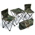 Set masa si scaune pliabile pentru camping, picnic sau plaja
